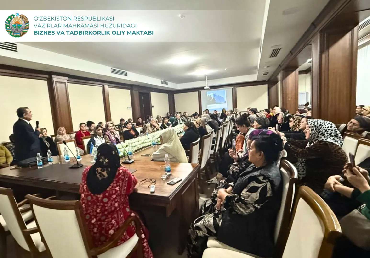 Biznes va tadbirkorlik oliy maktabining Toshkent viloyati hududiy filiali tomonidan mahorat darslari tashkil etildi